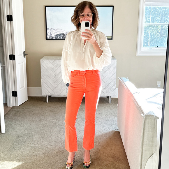 APIECE APART Victoria Mock Neck Blouse 0|XS - Picture 5 of 13